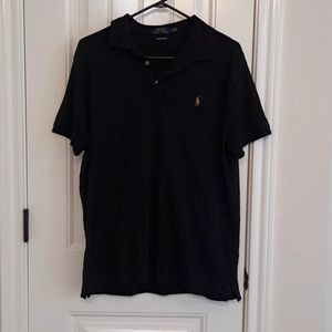Polo by Ralph Lauren shirt, black, large slim fit